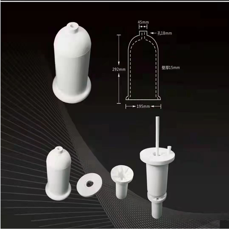 1700 ℃ frit furnace fused silica crucible bottom flow 1.6L 3L 5L 10L 18L spot