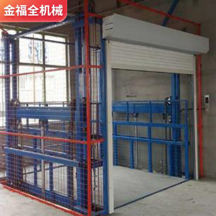 Chain lift cargo elevator hydraulic cargo elevator loading and unloading platform