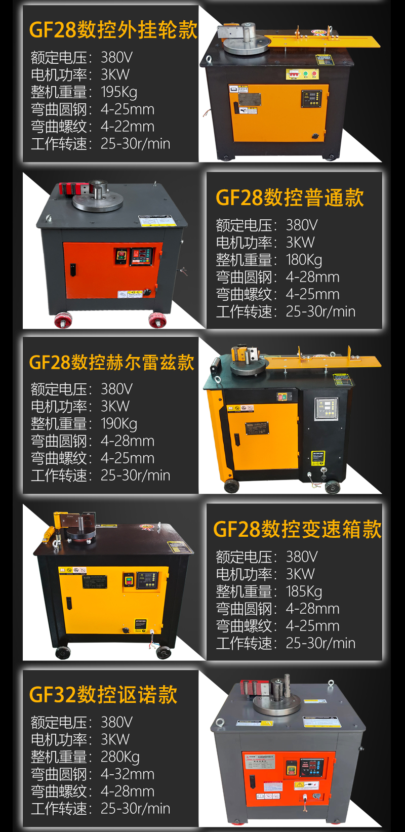 Qiangyun Steel Bar Bending Hoop Machine Pedal Hoop Bending Machine CNC Automatic 25 Type