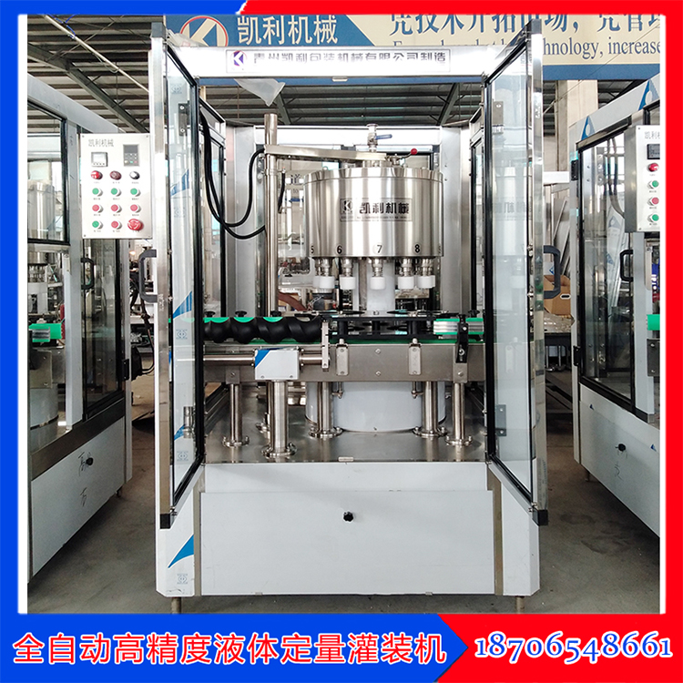 Fully automatic liquid filling machine, Kairui's annual customized beverage filling equipment