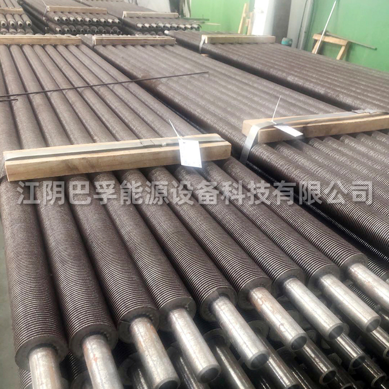 Spiral wound steam heat dissipation pipe 2205 dual phase steel high-frequency welding H-type carbon steel finned pipe can be processed through pipe processing