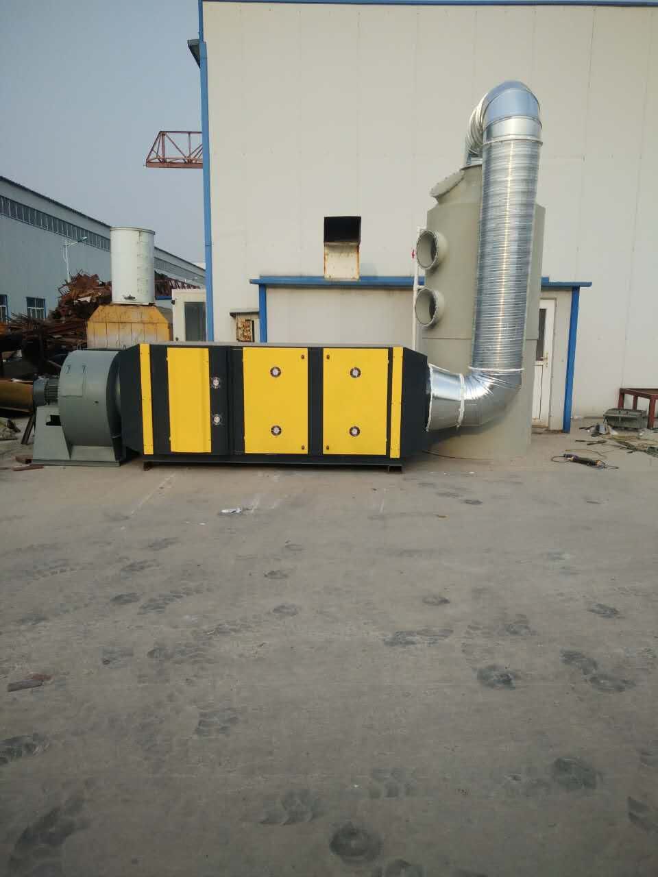 Stainless steel spray purification tower spray tower waste gas treatment equipment acid mist purification washing tower desulfurization and dust removal