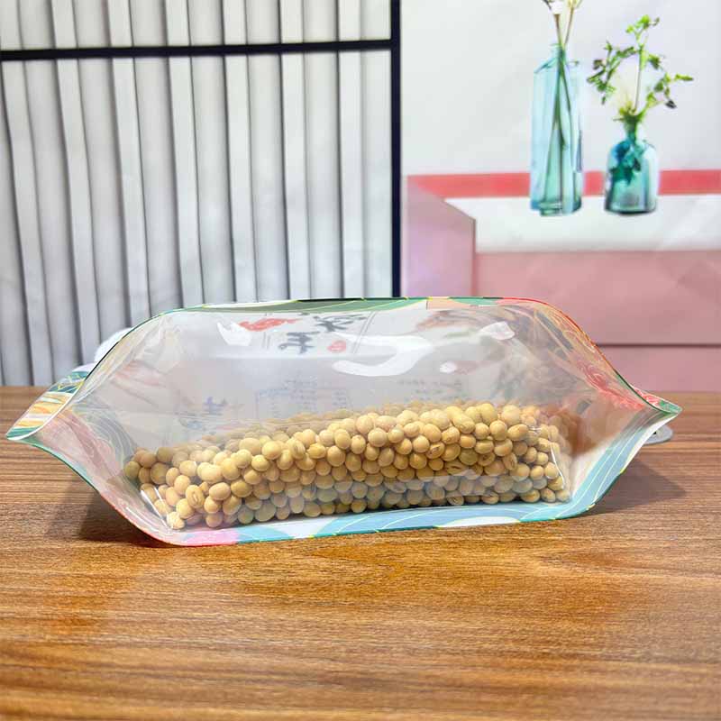 Shisai Packaging's popular rice suction bag, 2.5kg miscellaneous grain storage bag, Xiaomi portable self-supporting bag in stock