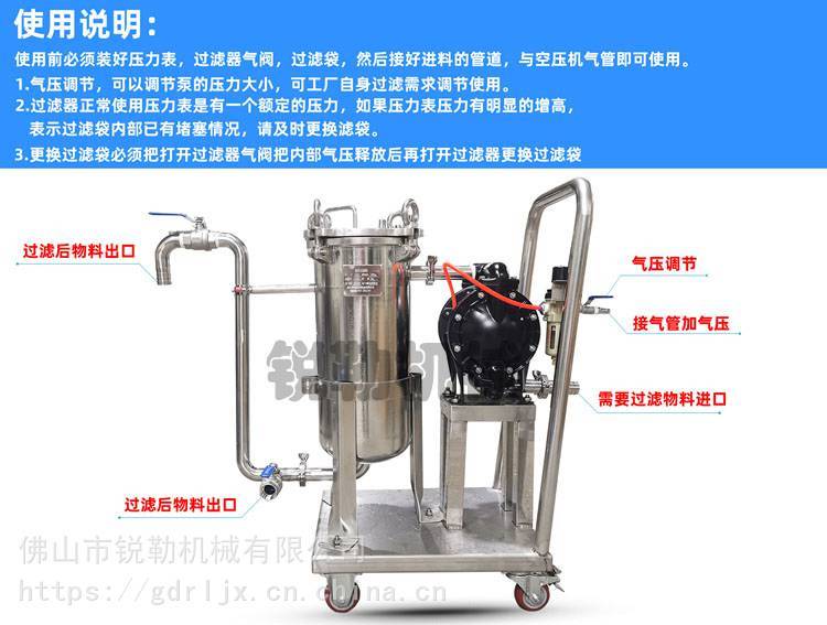 Paint latex paint bag filter DL0.25 paint ink industrial paint diluent curing agent filtering equipment