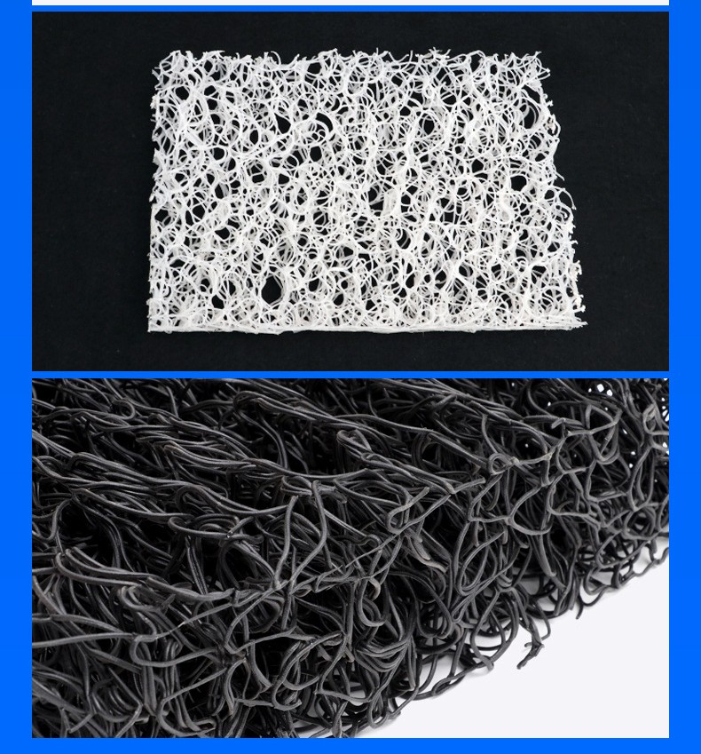 Dongyue Wanlide plastic disordered wire geotextile mat with a height of 1-10 cm can be customized