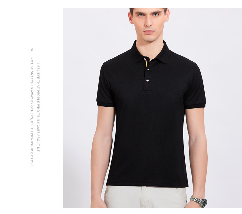 POLO Shirt Customized Workwear Summer Short Sleeve Polo T-shirt Customized Group Advertising Cultural Shirt Customized Logo