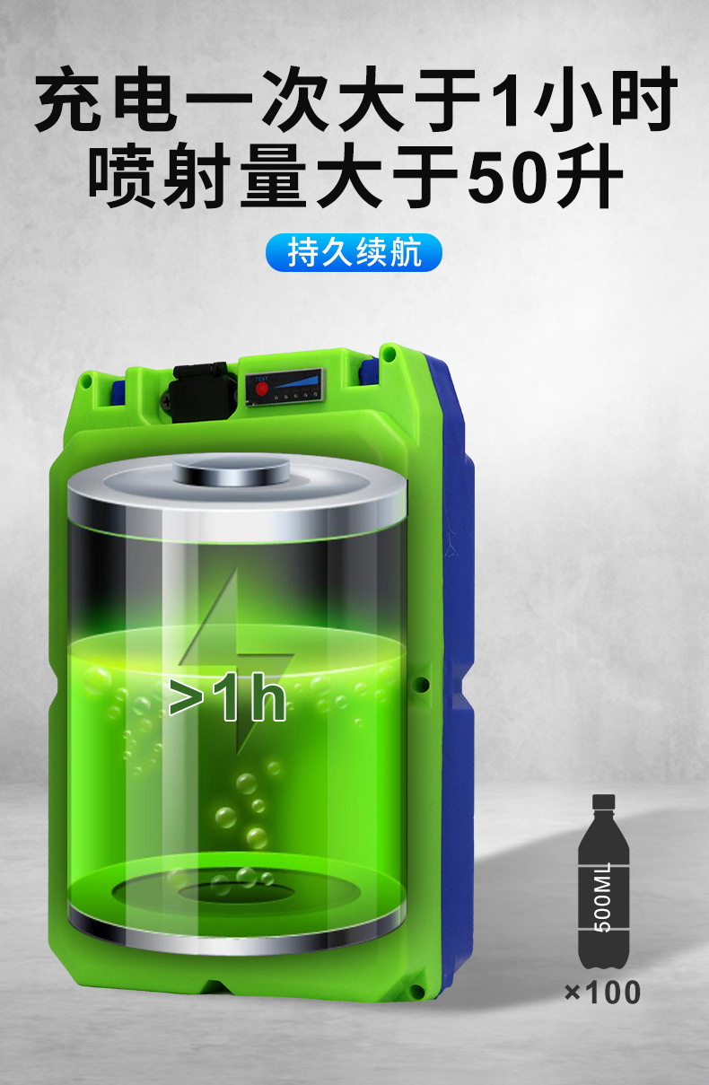 5L portable electric spray epidemic prevention disinfection and sterilization aerosol spray ultra-low capacity disinfection atomizer