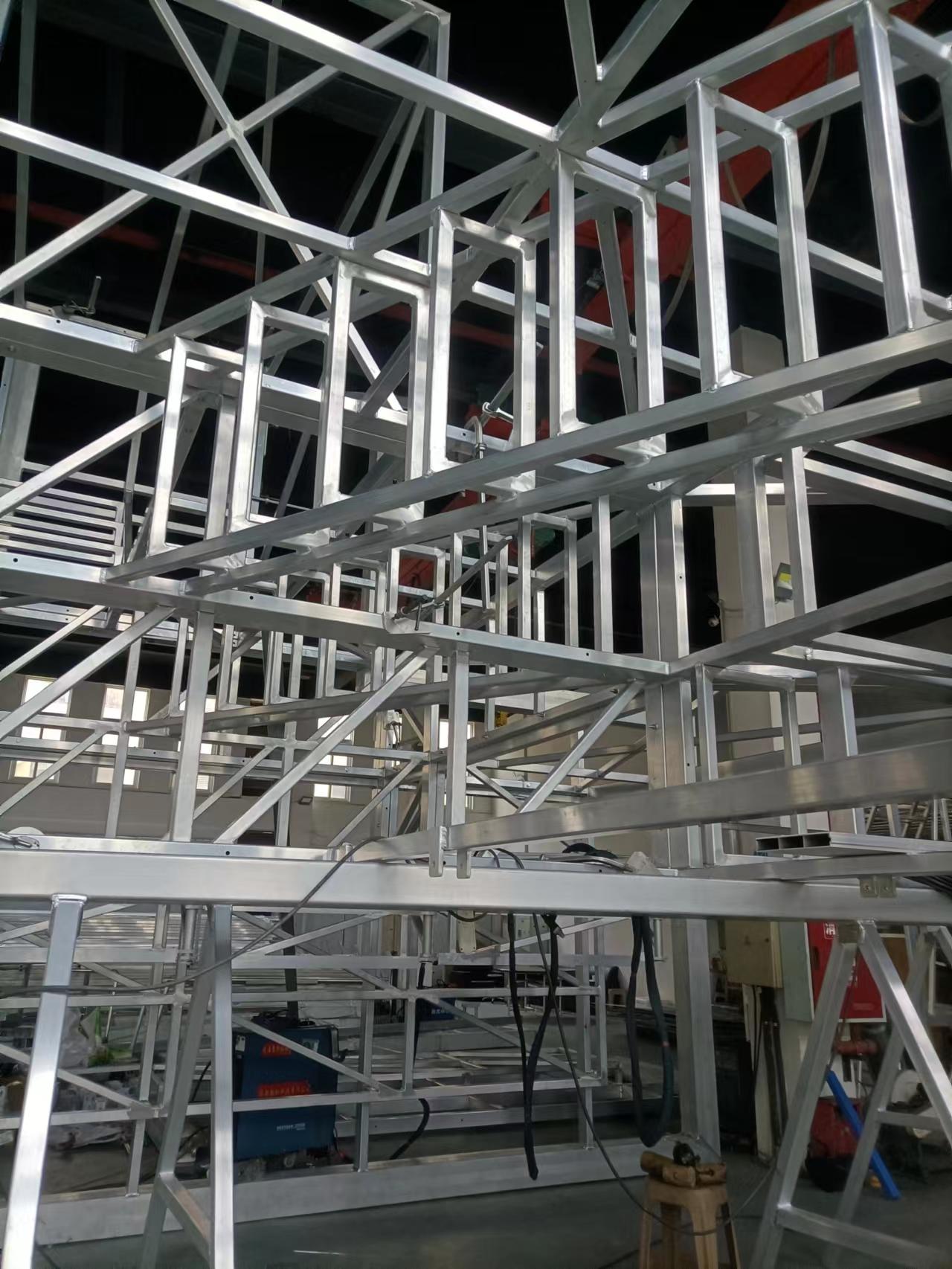 Production and processing manufacturer of aluminum alloy structural parts welding and body maintenance platform