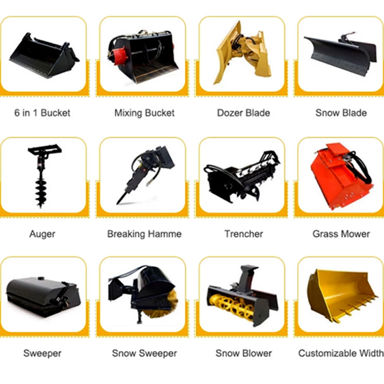 Customized modification of excavator loader with hydraulic sliding at both ends of 270 ° slewing boom