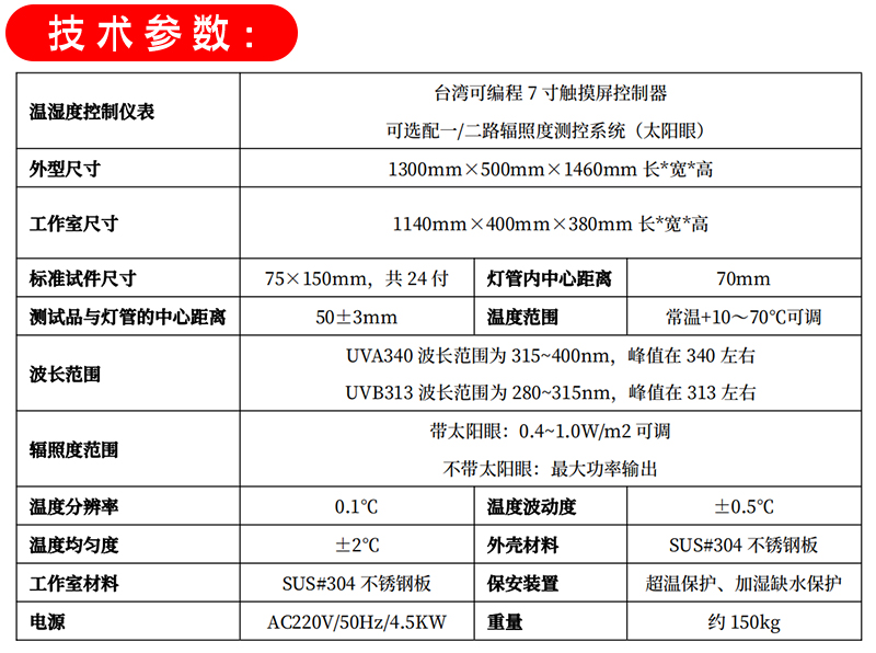 Gaoxiang Instrument UV Accelerated Aging Test Box Alternating UV Aging Test Machine GX-UV