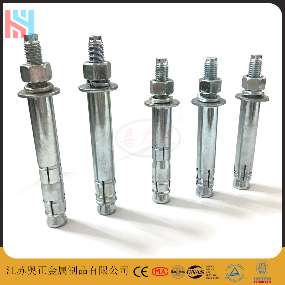 Xilida 304 mechanical anchor bolt rear expansion self cutting bolt single expansion mechanical curtain wall accessories