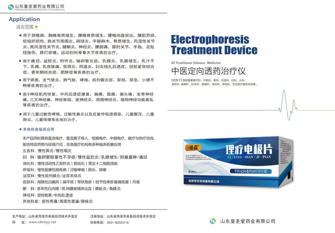 Disposable consumables for the traditional Chinese medicine directional transdermal therapy instrument with physical therapy electrode sheets