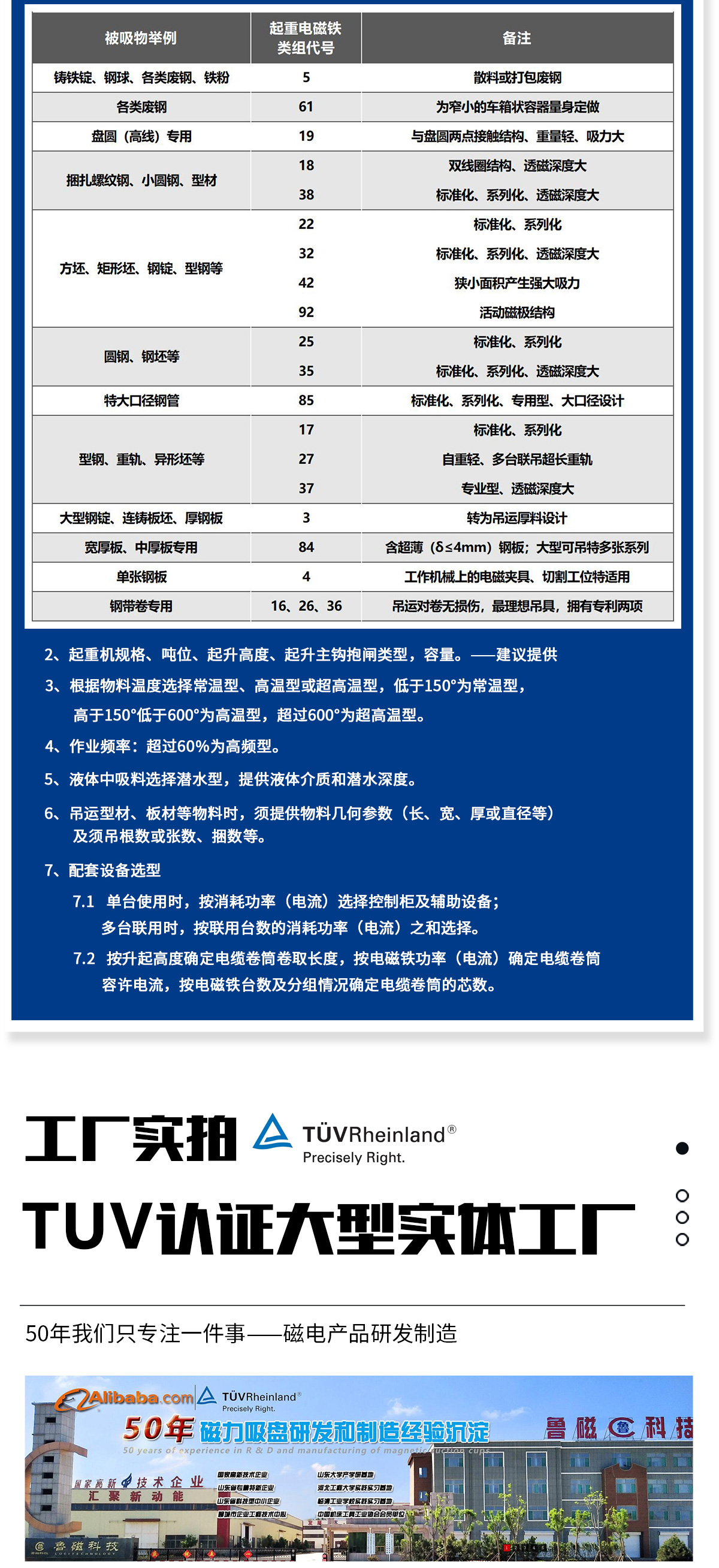 Special circular lifting electromagnet suction cup for driving, wireless remote control, high temperature resistance