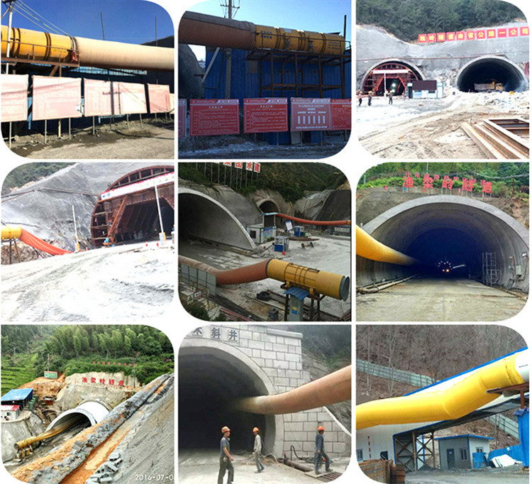 Coal mine positive pressure air duct layout tunnel air duct P2620ISS plastic air duct coating cloth mining negative pressure air duct