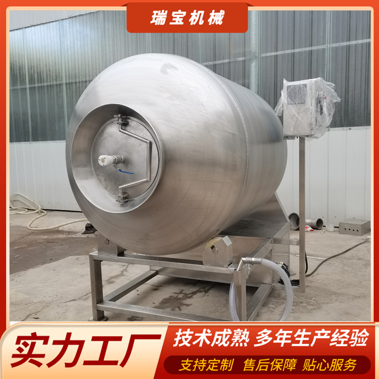 Vacuum rolling and kneading machine, fully automatic meat quick curing and tenderizing equipment, sauce beef rolling and kneading machine, customizable