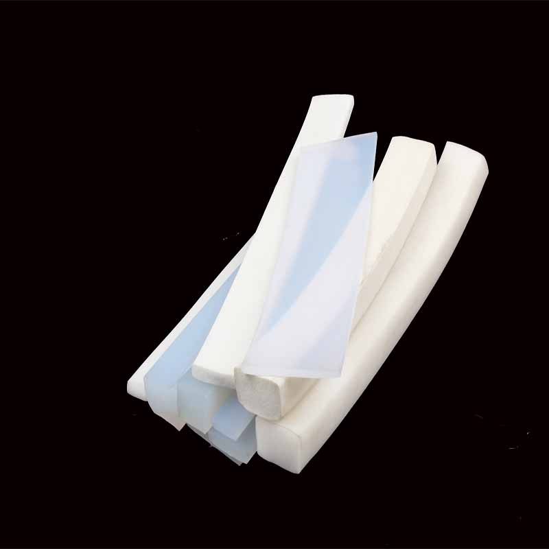 Aging resistant and dust-proof rubber strip Silica gel solid strip High temperature resistant anti-collision waterproof sealing strip Compact flat strip