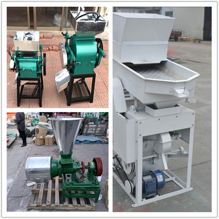 Millet husking and threshing machine, grain peeling and milling machine, rice and wheat polishing and screening equipment