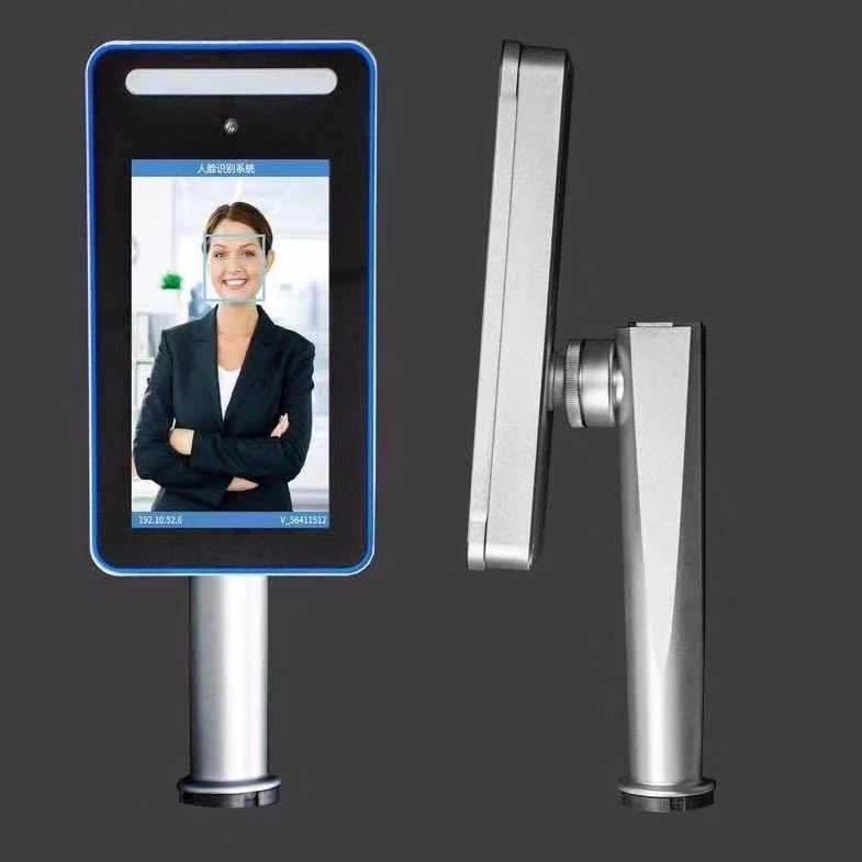 Community dynamic facial recognition, visitor infrared temperature measurement, access control and attendance all-in-one machine, face brushing, site attendance