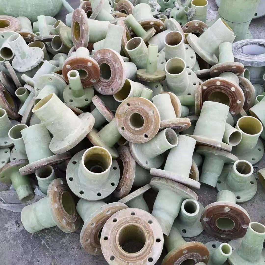 Customization of fiberglass flange, Jiahang flange, elbow, tee, variable diameter pipeline fittings