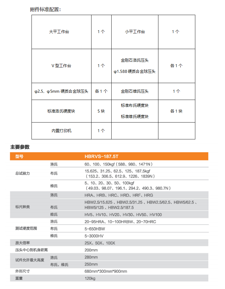 HBRVS-187.5T digital display Brinell hardness tester with simple operation and high detection rate