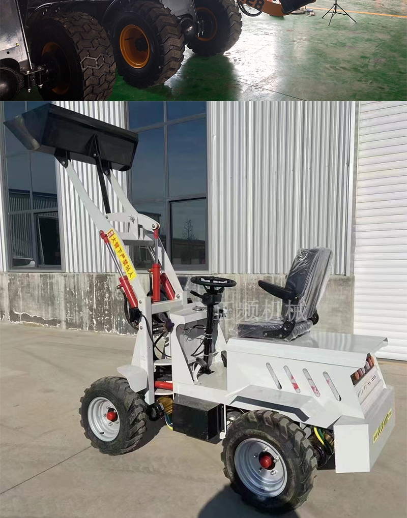 Engineering multi-functional construction project diesel four-wheel drive forklift small loader