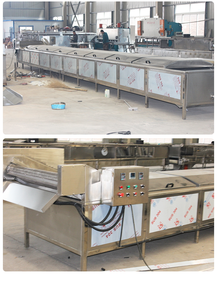 Luosifen water bath pasteurization assembly line bagged bamboo shoot sterilization equipment pasteurization machine