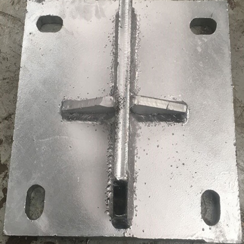 Hot dip galvanized stay wire base, high-speed rail foundation, stay wire anchor plate, stay wire anchor ring, steel plate, stay wire base plate, multiple iron fittings