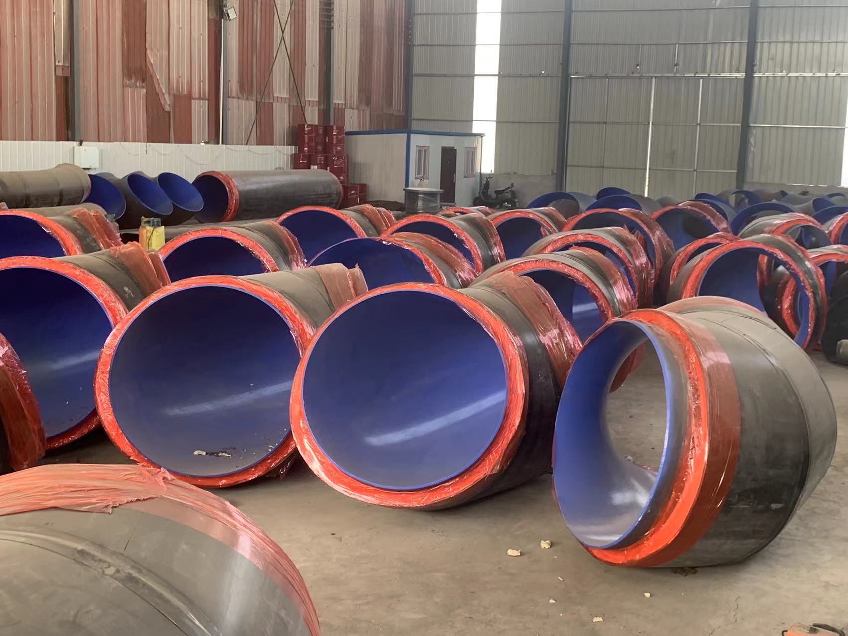 Black jacket insulated steel pipe, polyurethane foam insulated seamless steel pipe, prefabricated directly buried insulation pipe