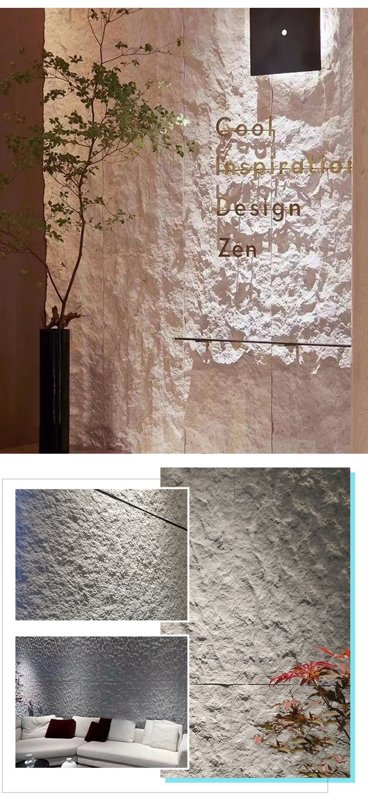 Flexible exterior wall tiles made of bendable stone, soft porcelain, cultural stone, cloth patterned stone, split brick, ultra-thin rammed earth plate factory