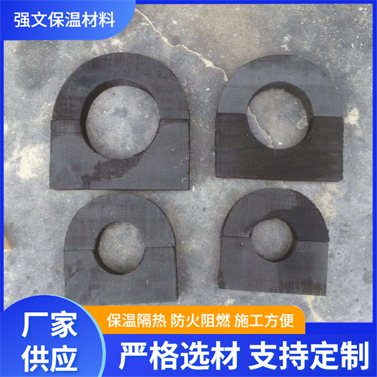 Qiangwen galvanized pipe wooden bracket, full circle air conditioning wooden bracket, square and circular special pipe bracket, galvanized iron clamp DN89