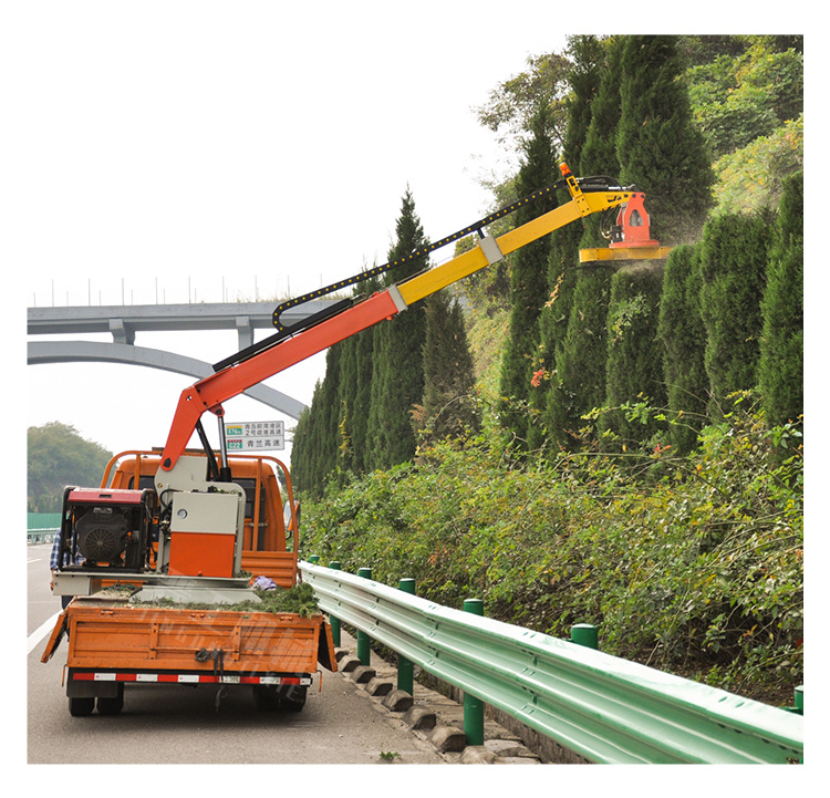 Multifunctional Hedge Trimming Machine for Highway Vehicular Hedge Trimming