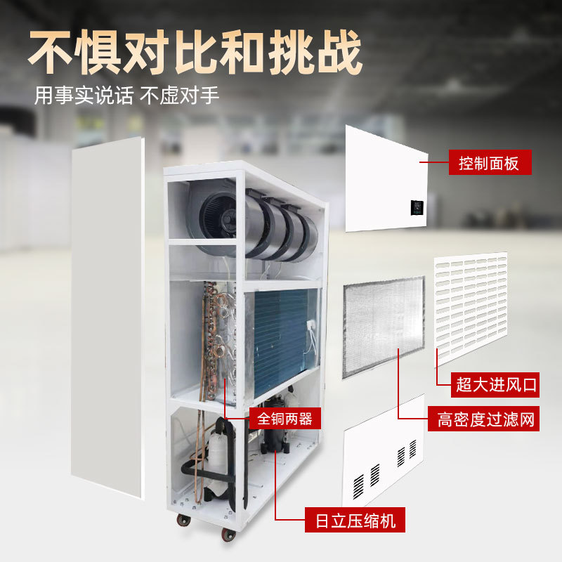 Ruiwangsheng dehumidifier Industrial high-power basement Commercial dehumidifier Warehouse workshop Intelligent dehumidifier