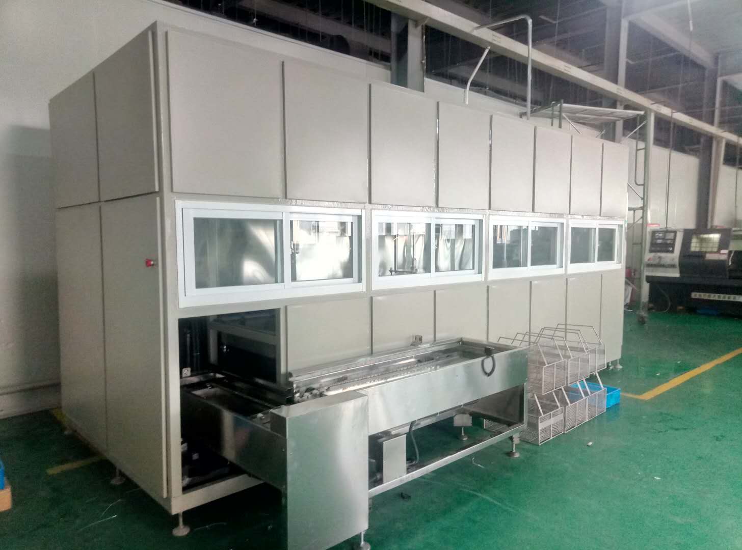 Fully automatic ultrasonic cleaning machine manufacturer oil removal, cleaning, and drying automatic