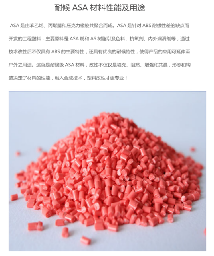 抛物面天线应用ASA 韩国锦湖 KUMHO XC180/ ASAG5130 注塑级