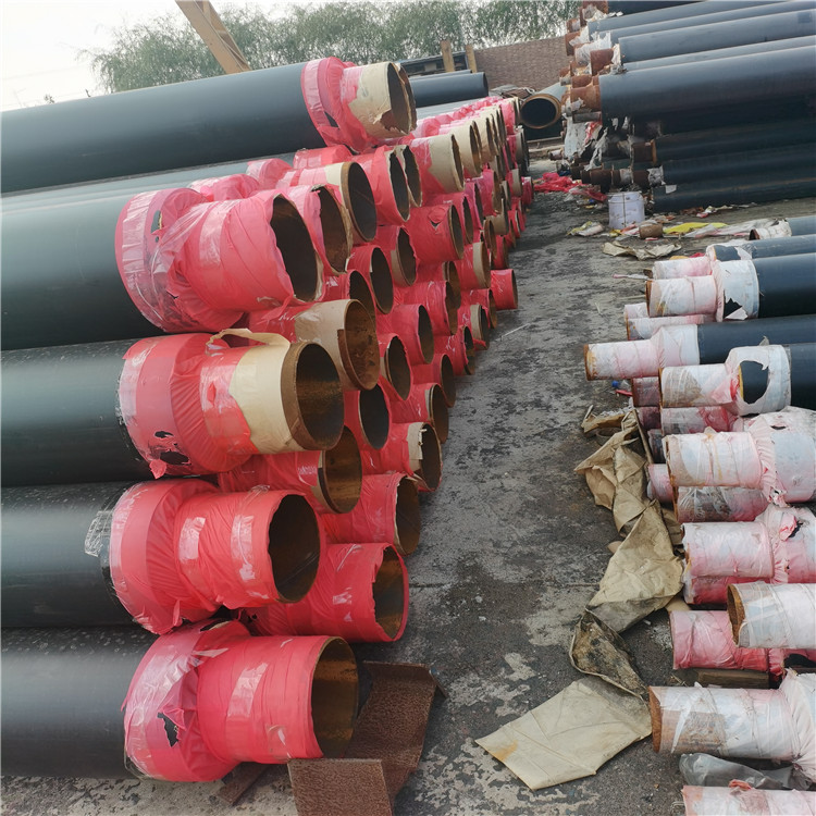 Juxintai heating black jacket polyurethane prefabricated buried insulation pipeline DN200