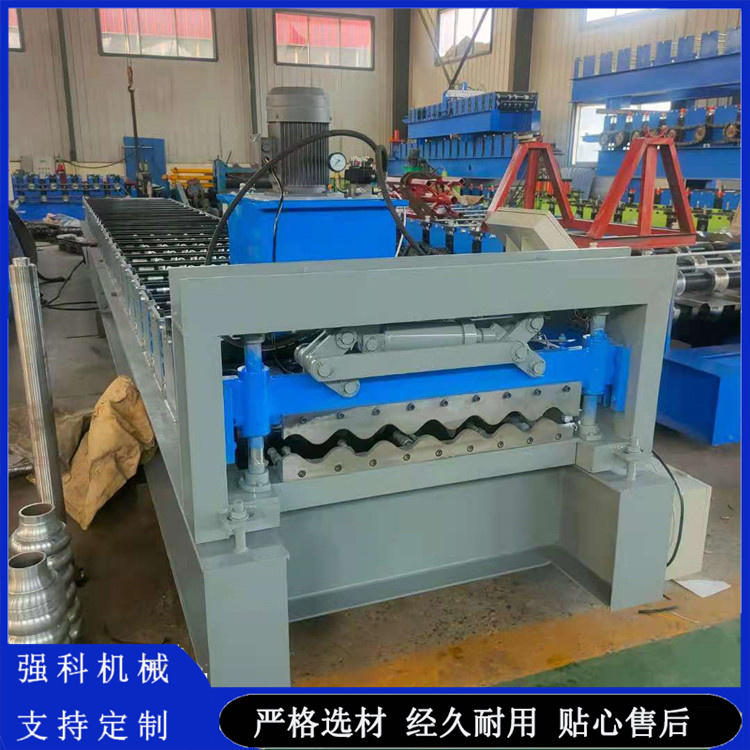 780 Large Circular Arc Horizontal Hanging Plate Machine Color Steel Tile Wall Pressing Machine Equipment Qiangke Customizable