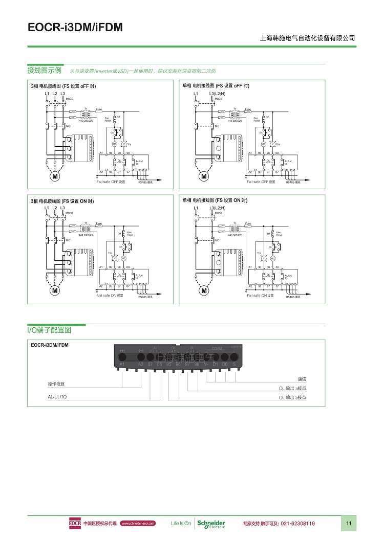 I3DM-WRDUW Schneider EOCR-i3DM-WRDUWZ Korea Sanhe Motor Protection Relay