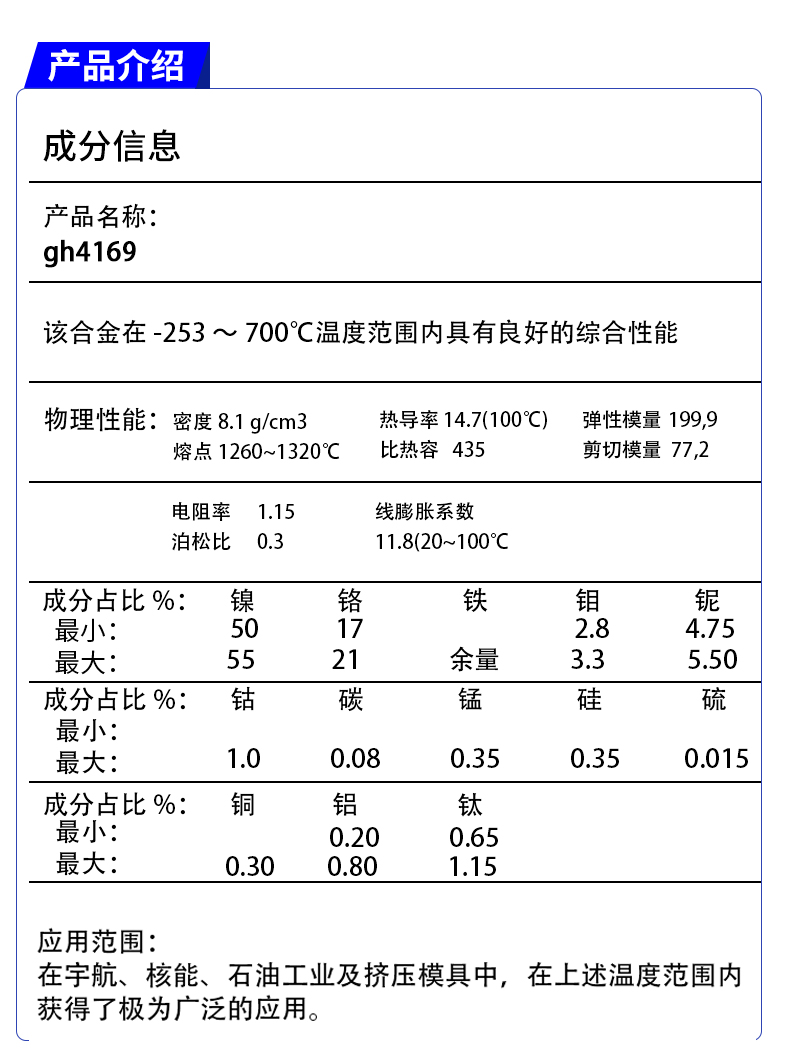 GH4049 high-temperature alloy rod manufacturer's spot GH series alloy rod directly hits the bottom price