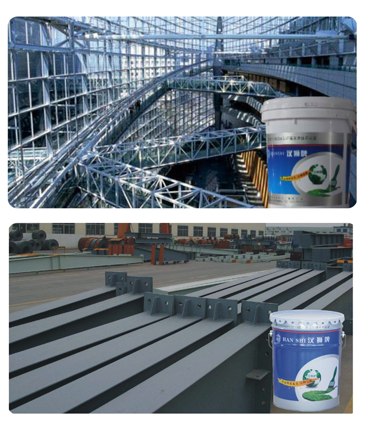 HS711 water-based quick drying paint for steel structures, single component self drying, fast weathering, long-lasting adhesion