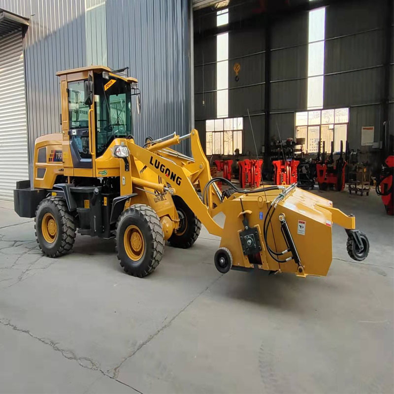 Customization of spot models by manufacturers of road debris cleaning equipment for forklift sweepers