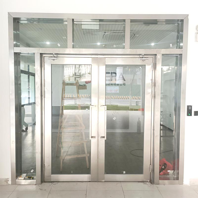 Curtain wall fireproof partition selection Baodun 2-hour nano crystal silicon fireproof glass Class A insulation and stability