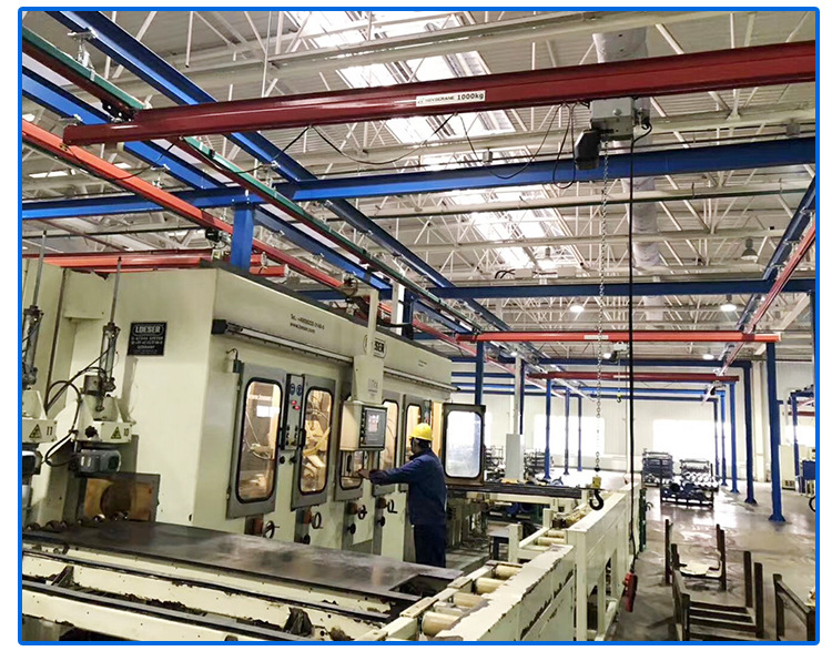 Small kbk crane suspension KBK flexible crane for industrial workshop light combination indoor use