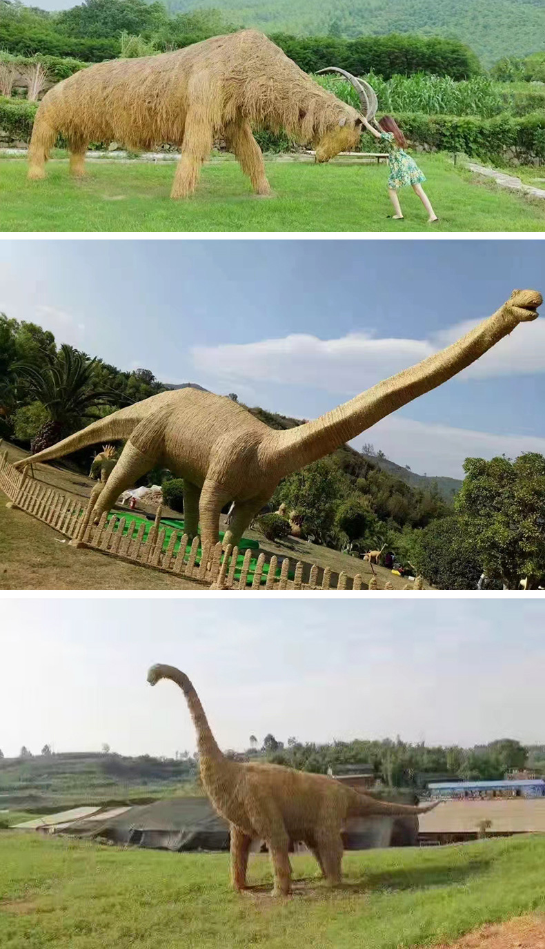 Simulated Grass Carving and Green Carving Crafts Customization of National Day, New Year's Day, Spring Festival Sculpture Park Landscape Animal Green Carving Shapes