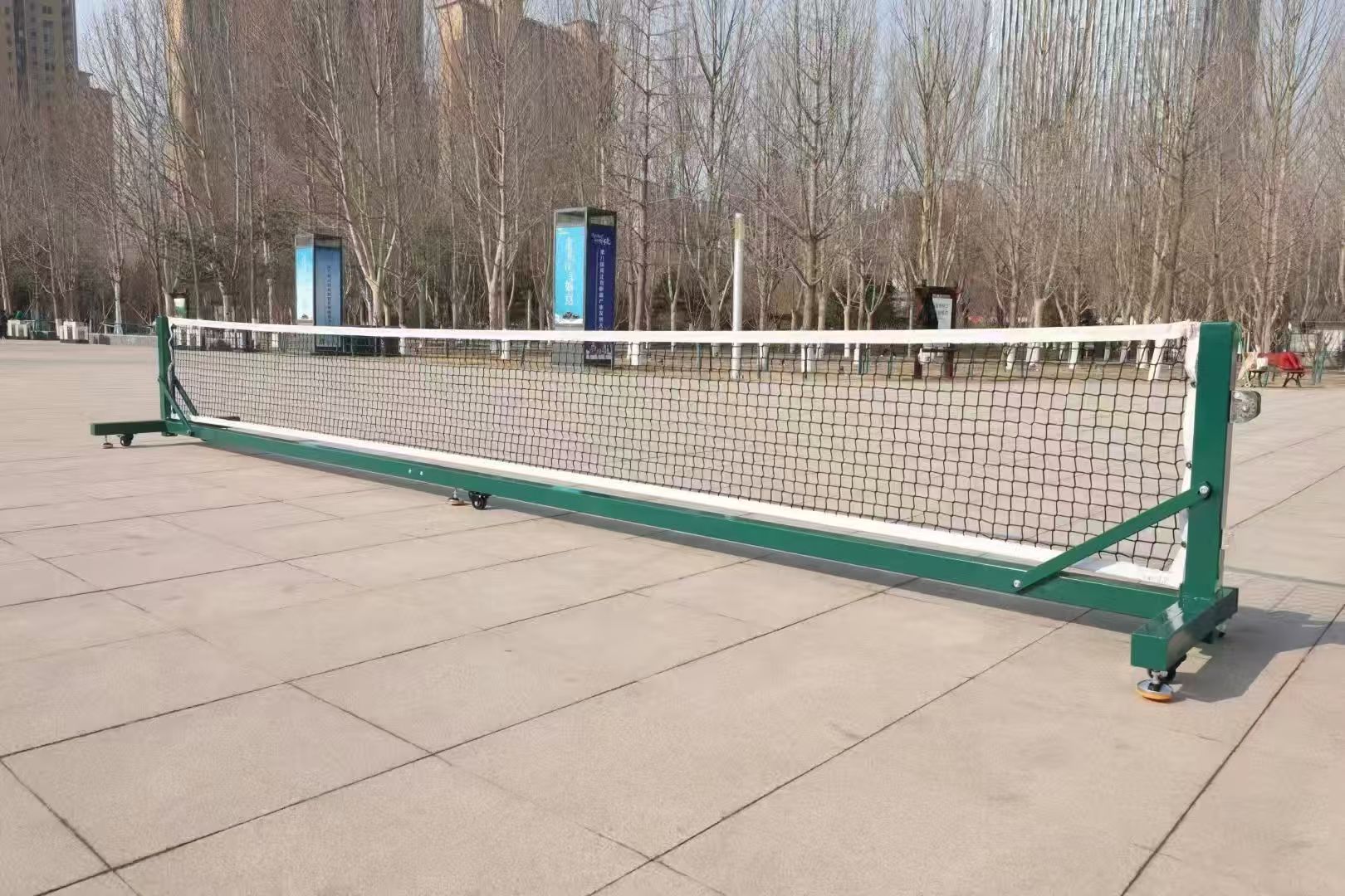 奥瑞匹克球柱铝合金材质组装式带轮安装运输方便