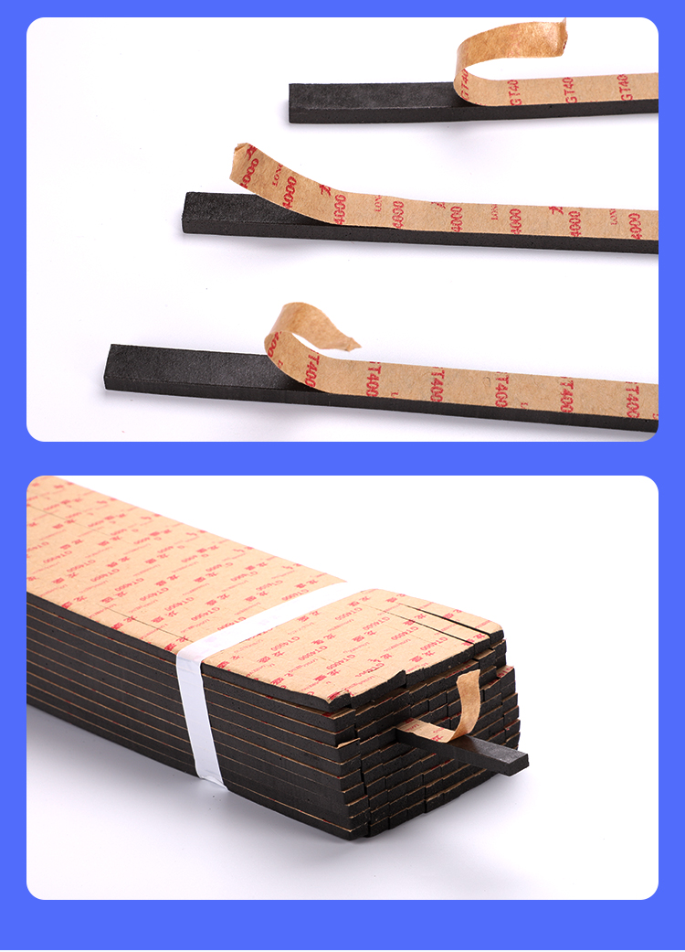 Single sided adhesive strip for curtain wall, joint filling for sunlight room canopy, hollow glass, fixed foam, EVA adhesive strip, Nordic Building Materials