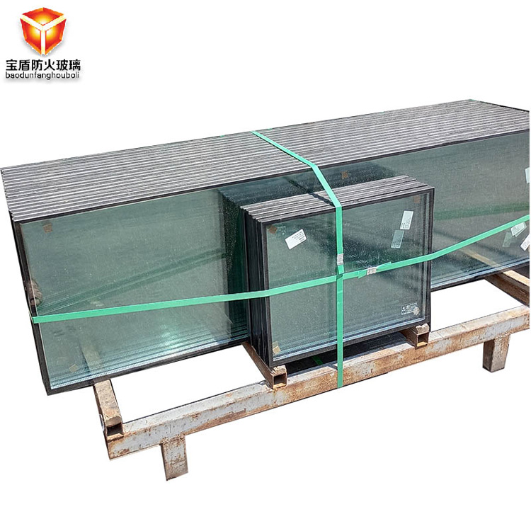 Curtain wall fireproof partition selection Baodun 2-hour nano crystal silicon fireproof glass Class A insulation and stability