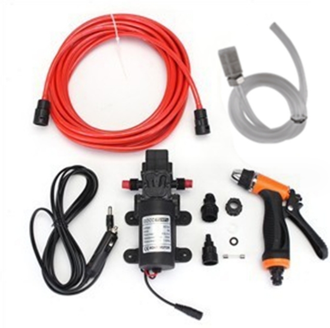 12V24V car wash machine, high-pressure water pump, water gun, glass washing, car watering, 3210 models, 100