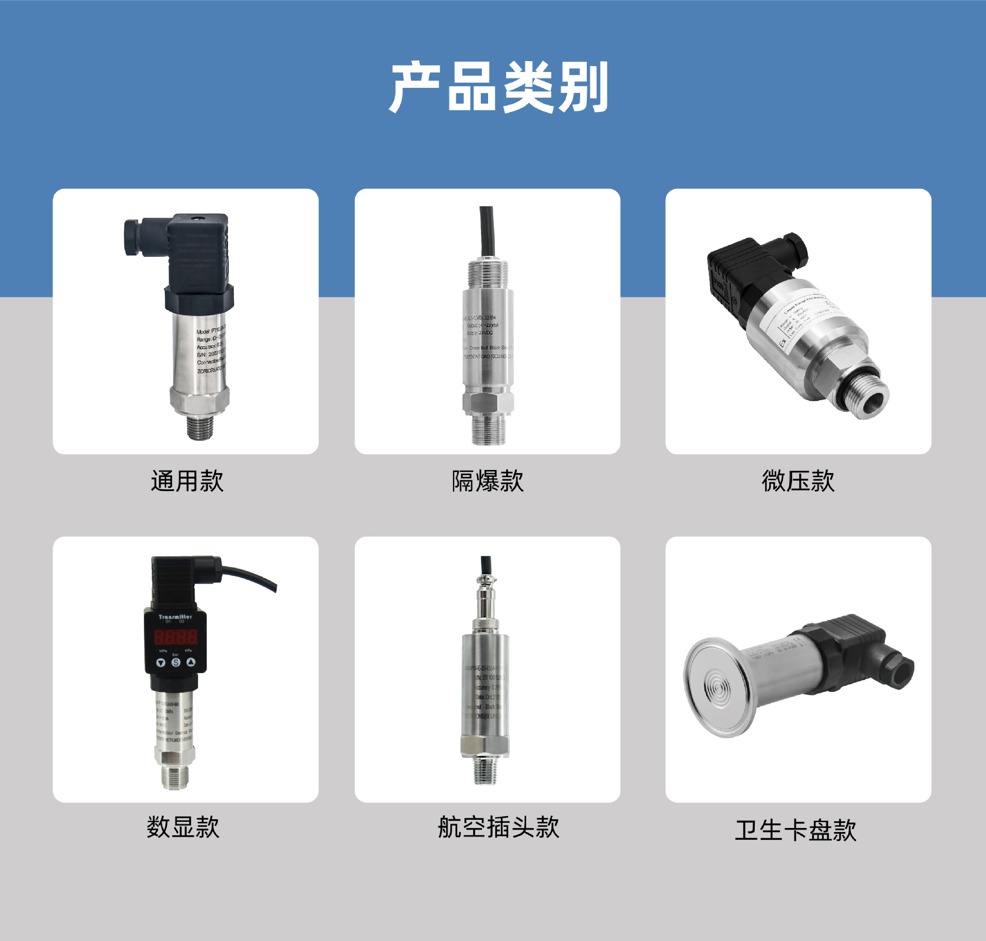 Zhuoran Tiangong flat film threaded stainless steel pressure transmitter remote transmission explosion-proof, explosion-proof, and anti-corrosion sensor can be customized