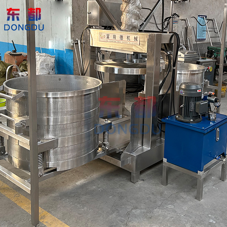 Spinach, blueberry, press and juice harvester, Dongdu 500/800 rotating press equipment, konjac dehydration production line