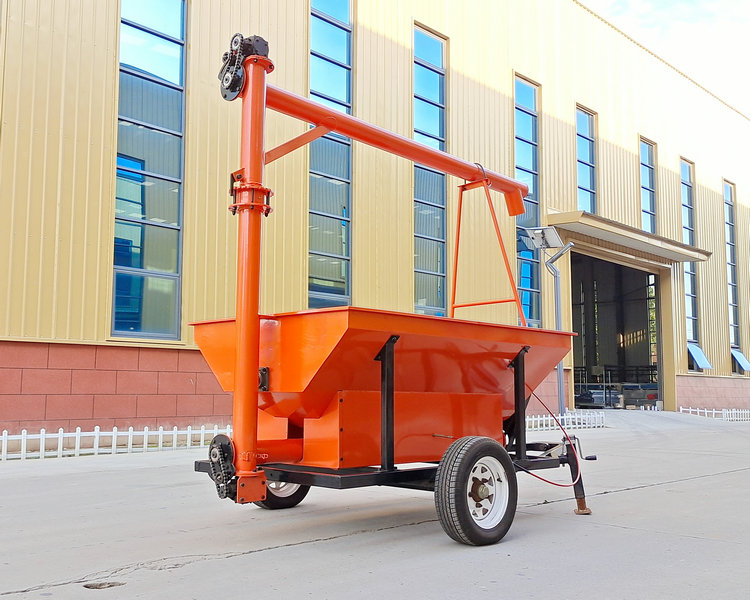 A small fertilizer adding machine for adding seed fertilizer to the field with a 2-way mixing and fertilization machine